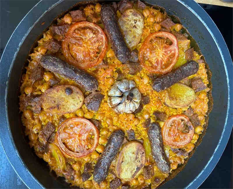 Arroz al horno