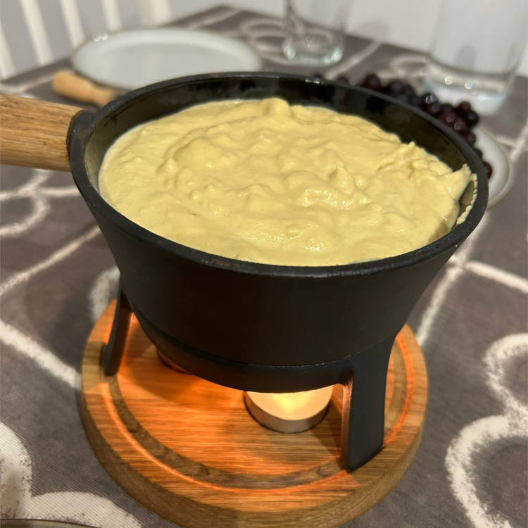 Fondue de anacardos